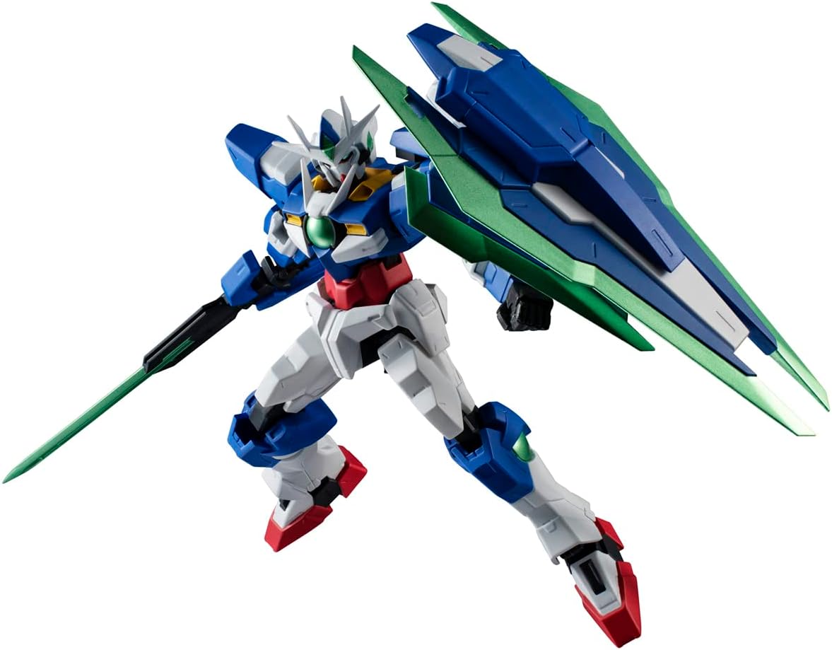 【新品】 GUNDAM UNIVERSE 劇場版 機動戦士ガンダムOO GNT-0000 00 QAN T 約150mm PVC ABS製 塗装済み可動フィギュア 倉庫L