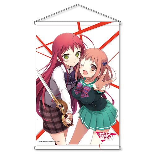 【新品】 『はたらく魔王さま!!』B2タペストリー 遊佐 恵美&佐々木 千穂 2022 倉庫