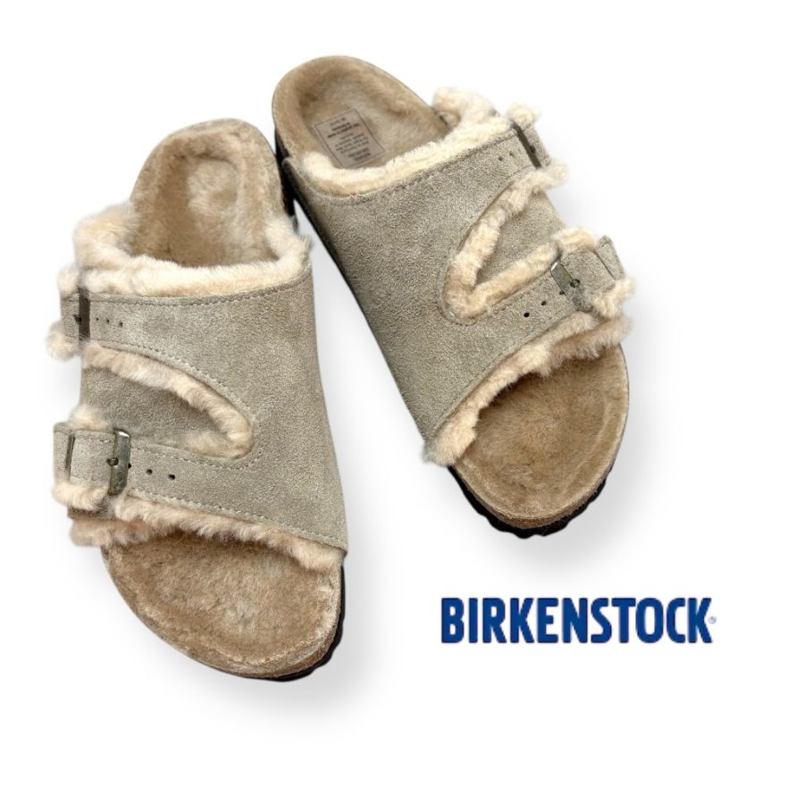 BIRKENSTOCK[ビルケンシュトック]/ZURICH LAMMFELL[チューリッヒ シアリング]/TAUPE[トープ]/1030710 ナロー幅（幅狭）カジュアル 靴 ムートン ボア スエード レザー 本革 レディースのサムネイル