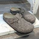 BIRKENSTOCK[rPVgbN]/BOSTON WOOL FELT[{XgE[tFg]/COCOA/160581 M[ NbO JWA O[ tFg C Y