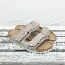 BIRKENSTOCK[ビルケンシュトック]/UJI[ウジ]/TAUPE[トープ]/1025695 ナロー幅 幅狭 サンダル カジュアル 靴 レザー 本革 スエード レディース