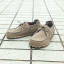 BIRKENSTOCK[ビルケンシュトック]/UTTI LACE[ウッティ レース]/GRAY TAUPE[グレートープ]/1027274 レギュラー幅 幅広 モカシンシューズ カジュアル レースアップ 靴 レザー 本革 スエード メンズ