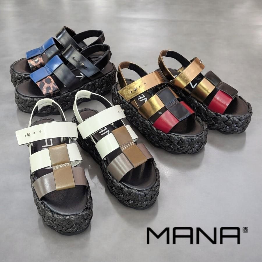 楽天市場】マナ mana レーザーカット サンダルの通販 楽天市場】マナ mana レーザーカット サンダルの通販