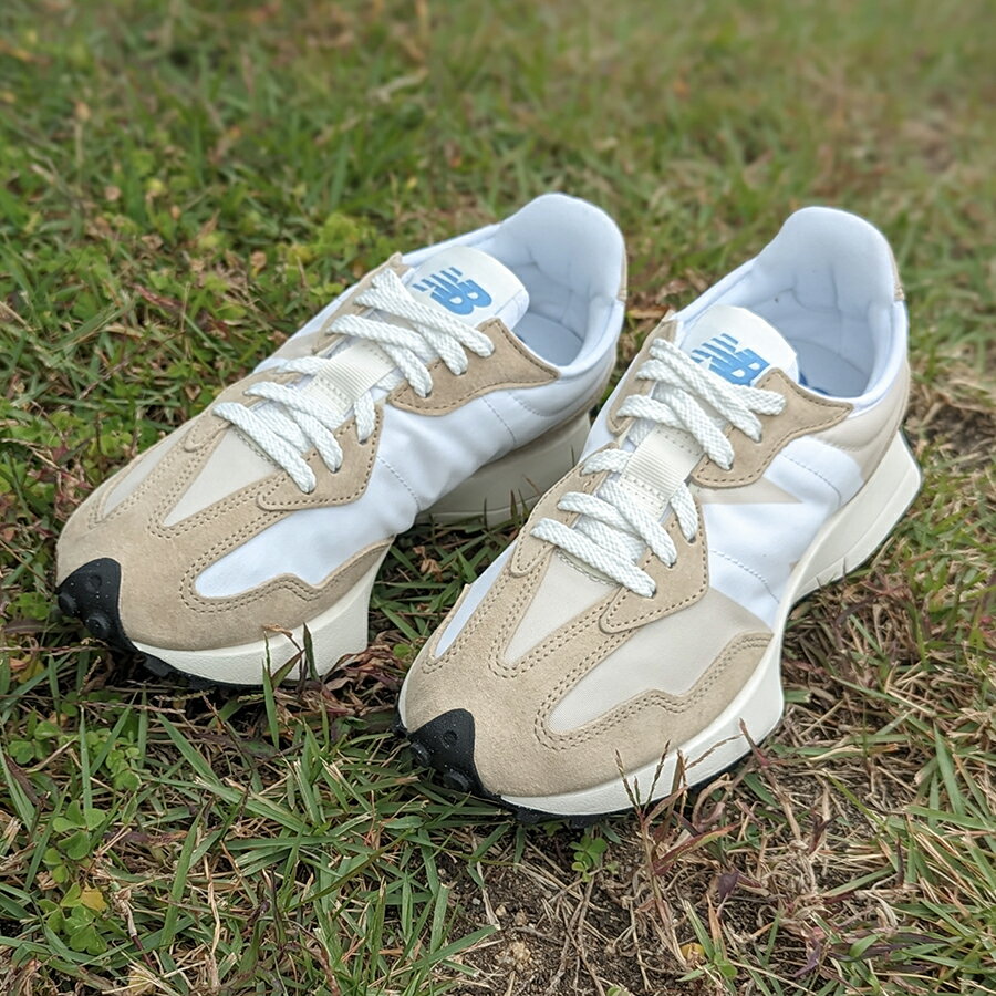 ヒモ通しお届け New Balance[ニューバランス]/U327シリーズ/BEIGE[ベージュ]/U327LD D幅(やや細い) スニーカー カジュアル レザー 本革 靴 レディースのサムネイル
