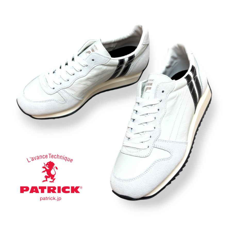 ヒモ通しお届け PATRICK[パトリック] VISSO[ヴィッソ]/ WHT[ホワイト] 507540 スニーカー カンガルー レザー 数量限定 シンプル レディース メンズ 本革