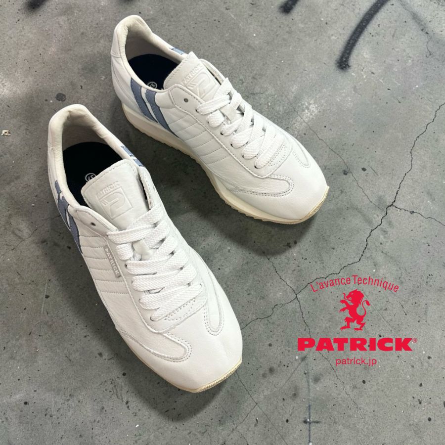 2026春夏新作 PATRICK パトリック MARELAX-LE マリラックス・レザー WHT ホワイト 508400 スニーカー レザー 本革 靴 レディース メンズ ヒモ通しお届け