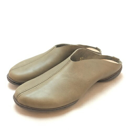 trippen[トリッペン]/SPOON-WAW[スプーン]/SMG-SM クロッグシューズ ミュール Cupコレクション シンプル レディース レザー 本革 靴 グレイッシュカーキのサムネイル