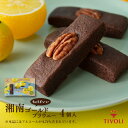 TIVOLI公式OnlineShop|湘南ゴールド ブラウニー 4個入|ちぼり 菓子 洋菓子 焼菓子 スイーツ ブラウニー チョコレート 湘南ゴールド ピール ピーカンナッツ しっとり生地 ティータイム お茶菓子 ご褒美 個包装 1000円 プレゼント ご挨拶 景品 粗品 手土産