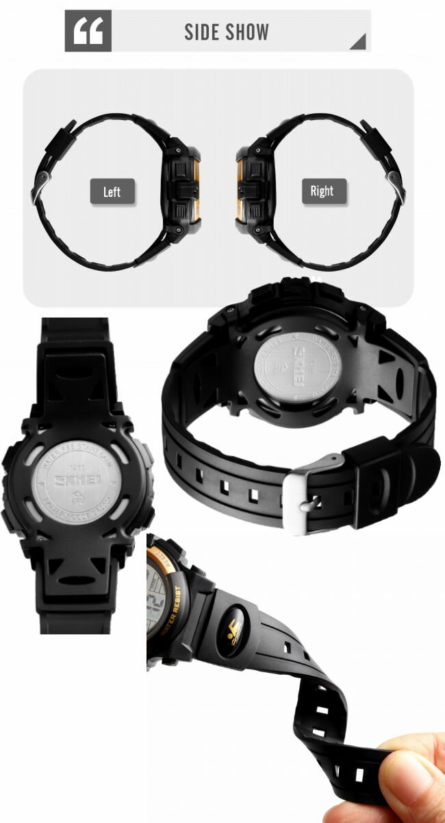 メール便送料無料子供用SKMEIデジタル腕時計ブラック-ブルー各色カラーLED/ランダム点滅/シリコンベルト/キッズ/マルチカラー/ファッション/子供用/男の子/女の子/小学生/ボーイ/ガール/卒業/入学祝/誕生日/クリスマス/プレゼント/インスタ映え/孫/ジュニア/子デジ