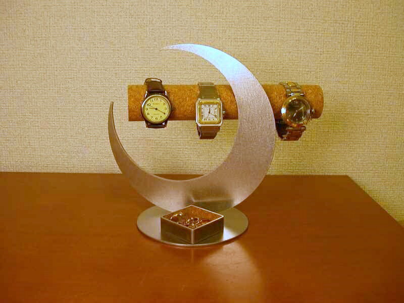 誕生日プレゼントに　腕時計スタンド　三日月角トレイ腕時計スタンド　MKT33