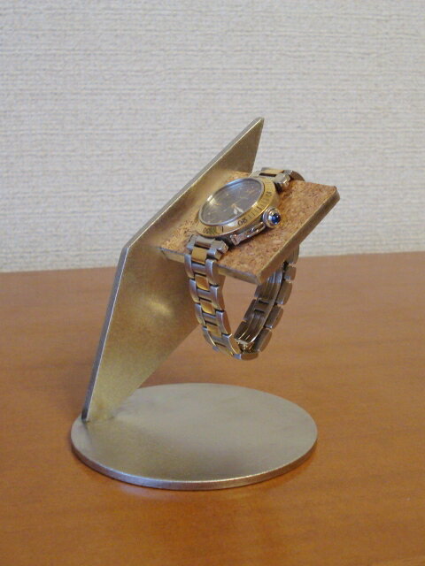 腕時計スタンド　時計スタンド　ウオッチスタンド　コルクバー菱形支柱デスクスタンド