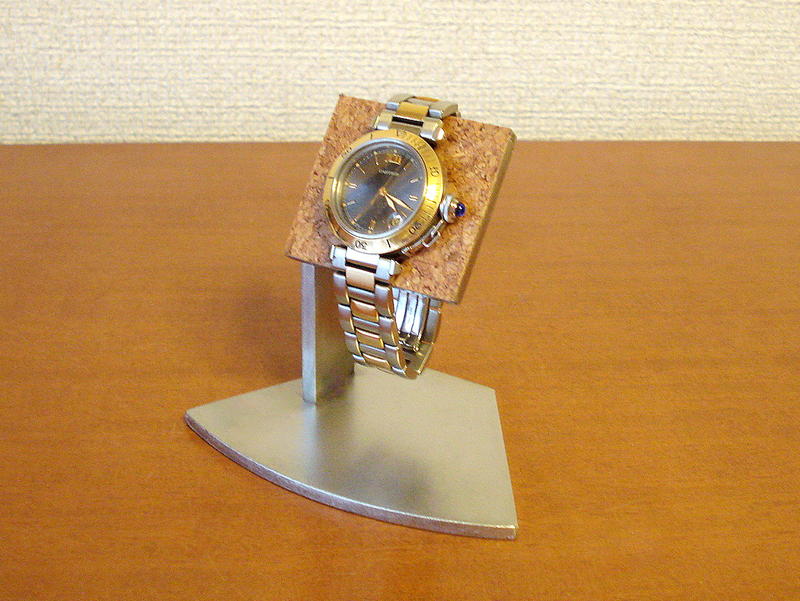 誕生日プレゼントに　腕時計スタンド　扇形台 腕時計デスクスタンド