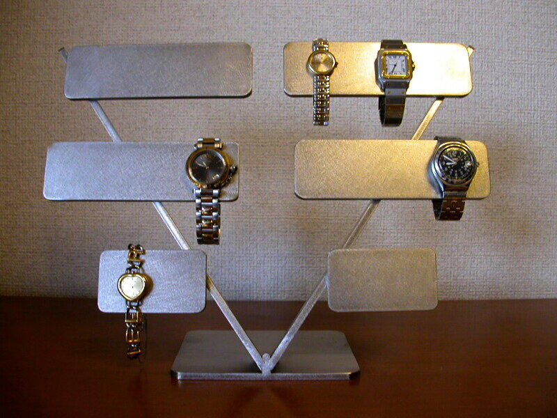 誕生日プレゼントに　時計ケース　10本掛け腕時計スタンド