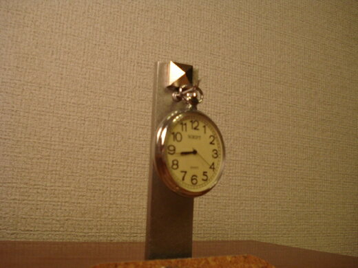 プレゼントに　懐中時計収納スタンド　モチーフ付き懐中時計飾り台　トレイ付き　CK51