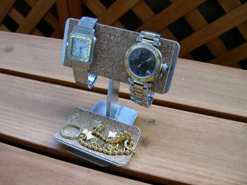 腕時計　収納　スタンド　2本掛けインテリアディスプレイ飾り台　AK3311