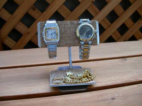 腕時計　収納　スタンド　2本掛けインテリアディスプレイ飾り台　AK3311