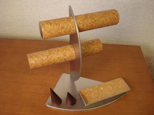 アクセサリースタンド　三日月互い違い腕時計＆アクセサリースタンド　AK775