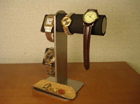 父の日プレゼント ウォッチスタンド 天然スポンジゴム腕時計スタンド ロングトレイ AK5399