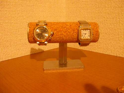 時計収納　ウオッチスタンド　腕時計スタンド　2本掛けどっしり安定腕時計スタンド　AK023