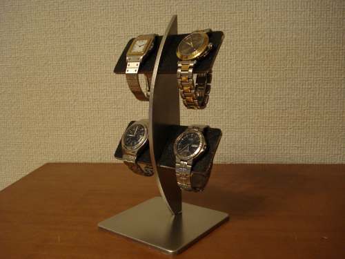 アクセサリー　収納　デザイン4本掛け腕時計スタンド　スタンダード
