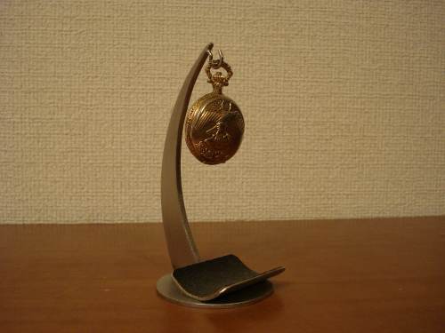 懐中時計スタンド　デザインブラックトレイデスク懐中スタンド　KT56