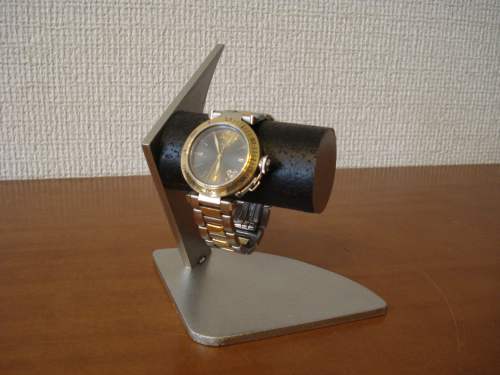 父の日　腕時計スタンド　2本掛けデザインインテリアブラックコルク腕時計スタンド　WSD9078