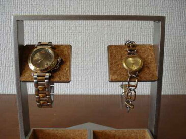 プレゼントに　腕時計スタンド　でかいトレイアクセサリー収納ケース風腕時計スタンド　WSD9600