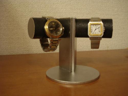 ウォッチスタンド　送料無料2本掛け角度付き腕時計スタンド　スタンダード