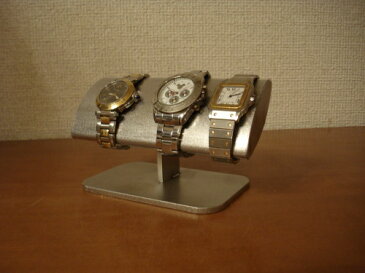 お父さんの日に　誕生日プレゼント　腕周りの太い方用だ円透明シート仕様腕時計スタンド