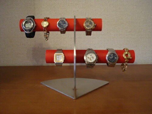 腕時計　レッド腕時計収納、保管　6本掛けデザイン腕時計スタンド　RAK77