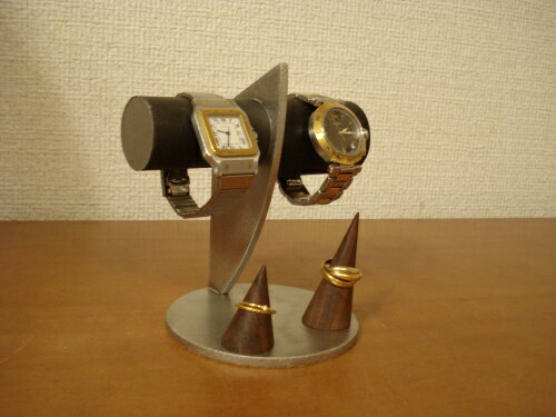 腕時計　飾る　ブラックカップルアクセサリースタンド　ザ・ラブラブ　RAK307