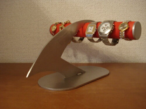 時計　スタンド　レッドデザインインテリア4本掛け腕時計ディスプレイスタンド　RAK791