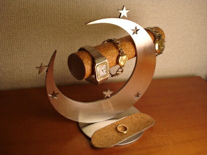 腕時計スタンド ウォッチスタンド 結婚祝い 退職祝い 誕生日プレゼント クリスマス ノベルティ 腕時計収納 バレンタインデー 彼氏へプレゼント 時計を飾る 腕時計を飾る ウオッチケース 新婚祝い 記念品 スリー気まぐれスタームーン腕時計＆アクセサリースタンド