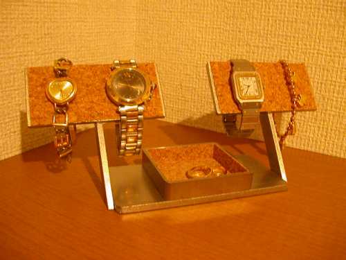 誕生日プレゼントに　腕時計スタンド　オーソドックス4本掛け腕時計スタンド