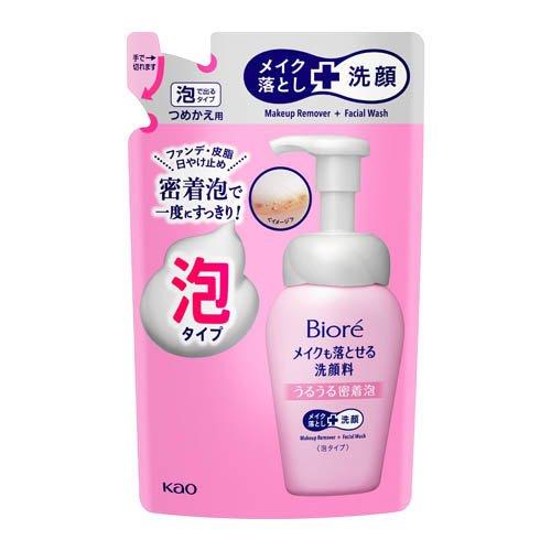ビオレ メイクも落とせる洗顔料 うるうる密着泡 つめかえ用 140ml 【ビオレフェイスケア】 洗顔 ビオレ メイクも落とせる洗顔料 うるうる密着泡 つめかえ用 140ml 【ビオレフェイスケア】 洗顔