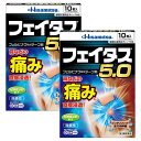 【2個セット・メール便対応】【第二類医薬品】フェイタス5.0 10枚 フェルビナク 5.0%配合 肩・腰・関節・筋肉の痛みに優れた効きめ
