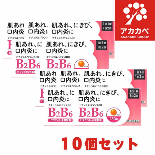 【10個セット★送料無料】ナチュラルバランスBB 250錠　にきび　肌あれ　改善　米田薬品工業　チョコラBBプラスと同等成分【第3類医薬品】