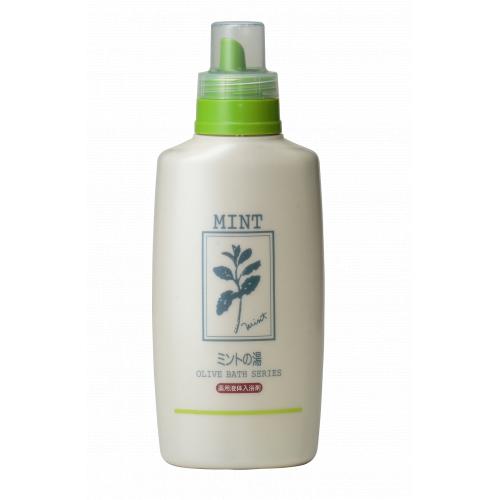 【日本オリーブ】薬用オリーブの湯S ミントの香り 500ml 　液体入浴剤　オリーブオイル　リラックス　..