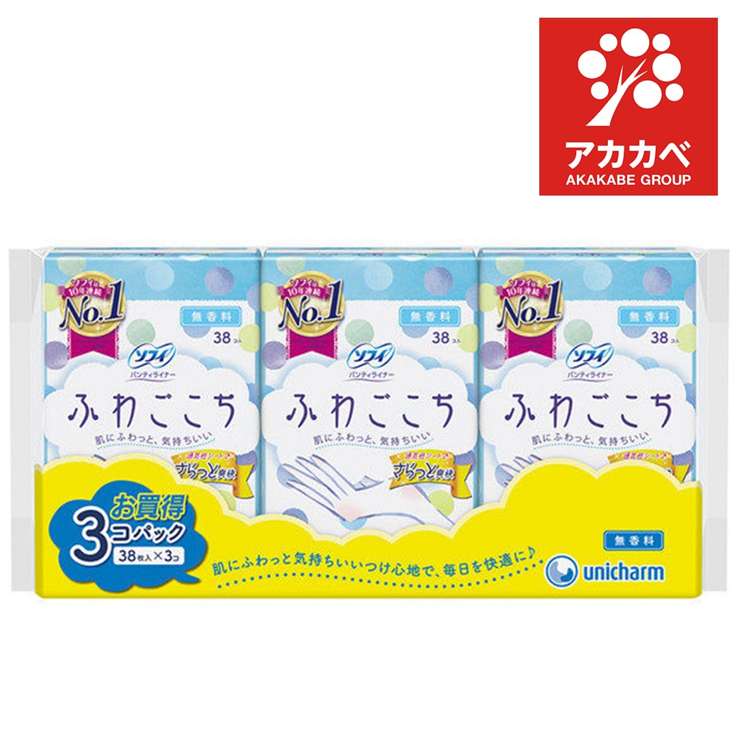 ソフィ ふわごこち 無香料(38枚*3コ入)【ソフィ】