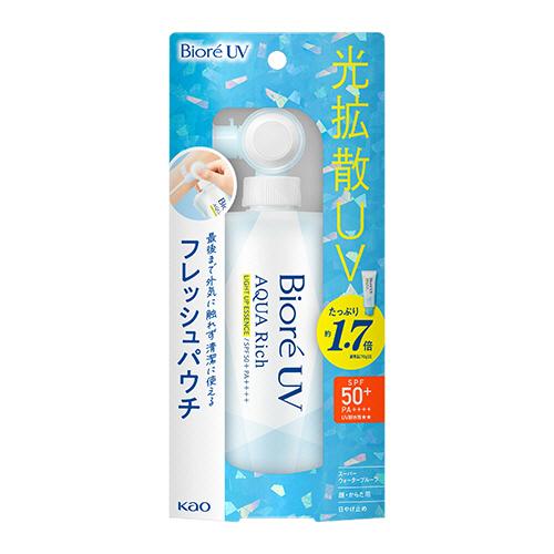 ビオレ UV アクアリッチ ライトアップエッセンス フレッシュパウチ 120g ビオレ UV アクアリッチ ライトアップエッセンス フレッシュパウチ 120g