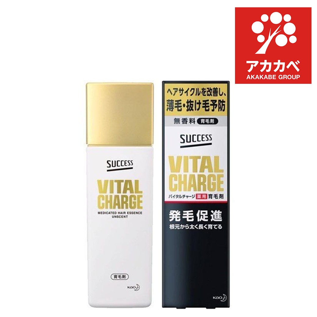 サクセス バイタルチャージ 薬用育毛剤 (200mL) ヘアケア　ローション　毛生促進　発毛促進　育毛　養毛　増毛　薄毛　ふけ　かゆみ　抜け毛　脱毛の予防　毛髪の生成　頭皮の血行　太い髪に　コシのある髪に　ヘアサイクルを改善　医薬部外品【サクセス】