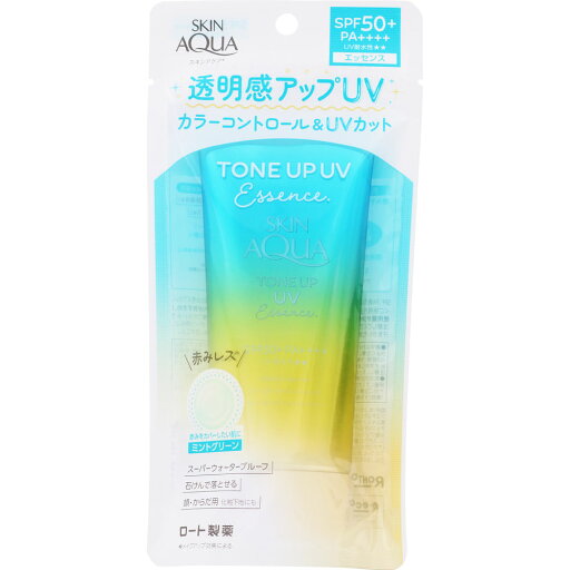 【ネコポス】スキンアクア トーンアップUVエッセンス ミントグリーン(80g)【スキンアクア】赤み補正 日焼け止め トーンアップ UV スキンアクア 紫外線対策 【ネコポス】スキンアクア トーンアップUVエッセンス ミントグリーン(80g)【スキンアクア】赤み補正 日焼け止め トーンアップ UV スキンアクア 紫外線対策