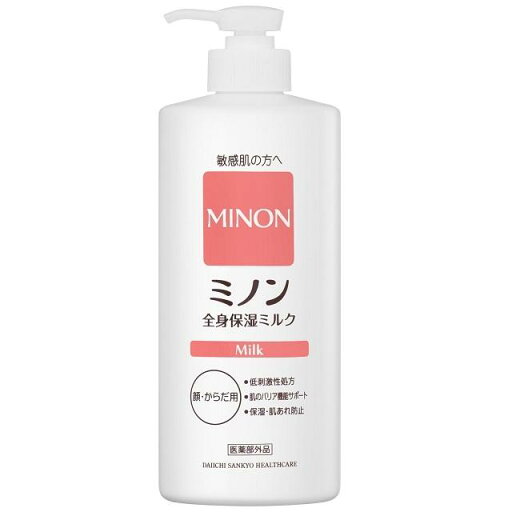 第一三共ヘルスケア ミノン 全身保湿 ミルク 400ml 第一三共ヘルスケア ミノン 全身保湿 ミルク 400ml