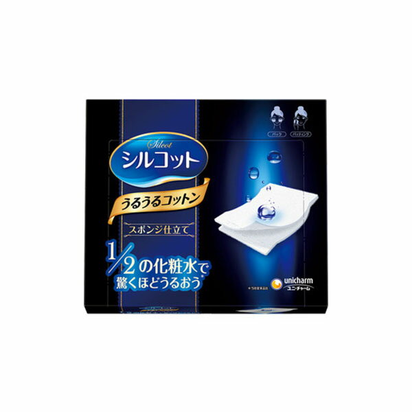 シルコット うるうるコットン スポンジ仕立て(40枚入)【シルコット】