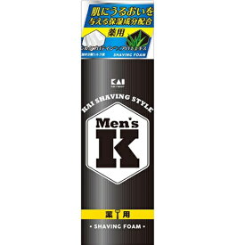貝印 Men's K シルクプロテイン配合 薬用シェービングフォーム