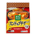 ※当店での出荷時には万全のチェックをしておりますが、食品類、特に缶製品などは、現状の輸送状況では多少の凹みは避けられませんのであらかじめご了承ください。※こちらの商品はお取り寄せ商品となりますため 発送までにお時間がかかる場合がございます。 ※欠品の場合は別途ご連絡致します。 何卒ご理解くださいますようよろしくお願い致します。マルちゃん 素材のチカラ スンドゥブチゲスープ/スープ/ブランド：マルちゃん/【発売元、製造元、輸入元又は販売元】東洋水産/【マルちゃん 素材のチカラ スンドゥブチゲスープの商品詳細】あさりエキス、煮干し、昆布エキスといった、魚介の旨みを利かせたキムチベースのスープ、豆腐入り。◆パッケージデザイン 内容量　原材料名 等は予告なく変更する場合があります。パッケージデザイン 内容量　原材料名 が異なる場合でも　返品、交換の対応は不可となります ◆メーカー品切れになっている場合はお取り寄せ予定日より出荷が遅れることも御座いますので予めご了承ください 広告文責：株式会社アカカベ ※商品の発送時点で、賞味期限まで残り60日以上の商品をお送りいたします。 なお、入荷のタイミングにより商品ごとに期限が異なる場合がございますのでご了承ください。