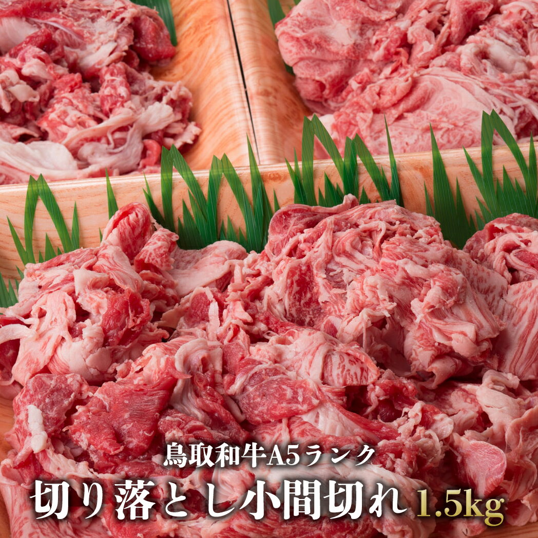 【鳥取和牛】【黒毛和牛】 切り落とし 小間切れ 1.5Kg (250g×6) 【 たれ付き A4〜A5ランク トレー 焼肉 煮込み 切り落とし 和牛 国産牛 国産 牛肉 ご挨拶 新生活 バーベキュー】