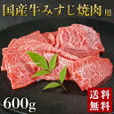 【鳥取県産牛】 ミスジ 焼肉用 600g 【 トレー 焼肉 送料無料 国産牛 国産 牛肉 ご挨拶 新生活 バーベキュー】