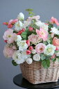 春色バラエティ バスケット(造花)【フレグランスオプションあり】