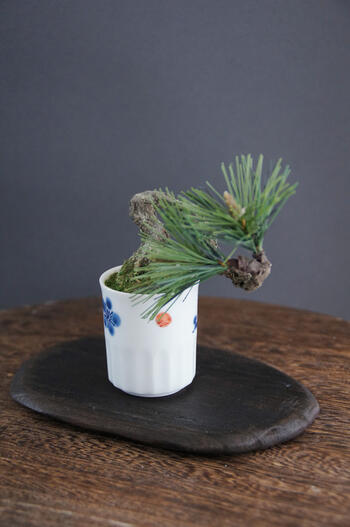 盆栽 松 #55（造花）【ギフトバッグ対応可】